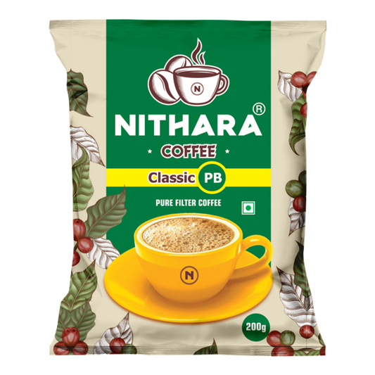 Nithara Classic PB | Pure Coffee | 200g (Free Spoon) | 600g (Free Tumbler) | 1kg (Free Dabara Set)